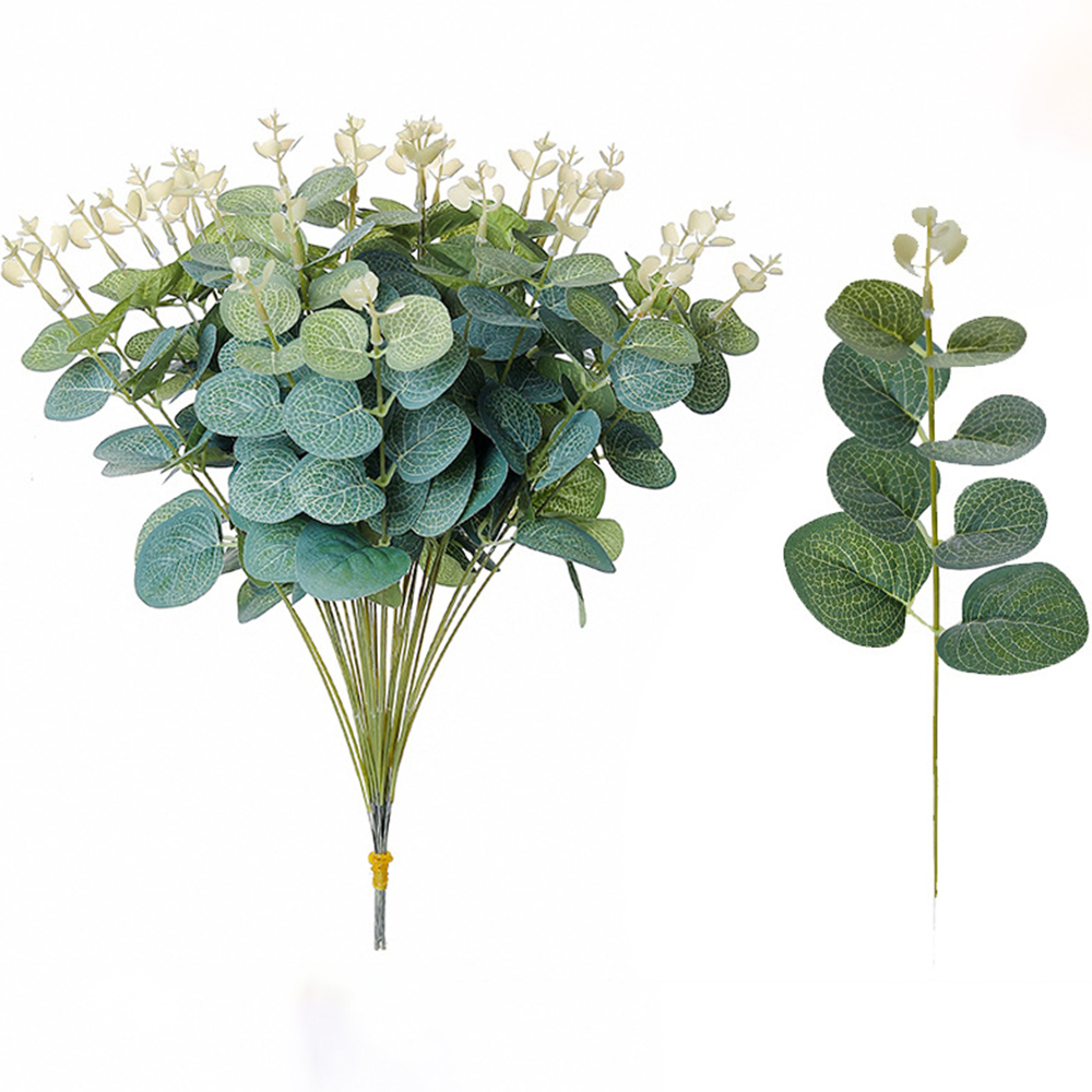 Florist Supply Vases - 20 SZTUK Sztuczne rośliny Jedwabny liść