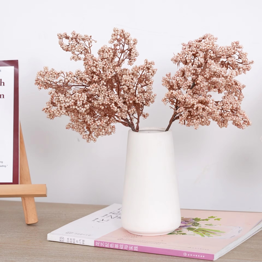 Florist Supply Vases - Sztuczne kwiaty, rośliny, jagody zimowe, bukiet