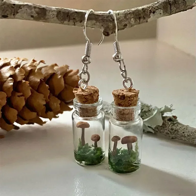 Prawdziwe kolczyki z grzybami  – Preserved Moss Sheet recenzja i cena